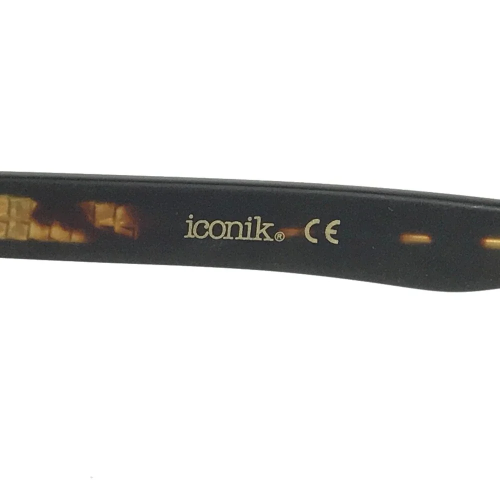 Iconik Eyeglasses Frames Kaylen C01 Brown Tortoise Square Horn Rim 49-19-145